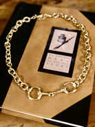 Snaffle Bit Gold or Silver Equestrian Necklace - Stylish In The Saddle