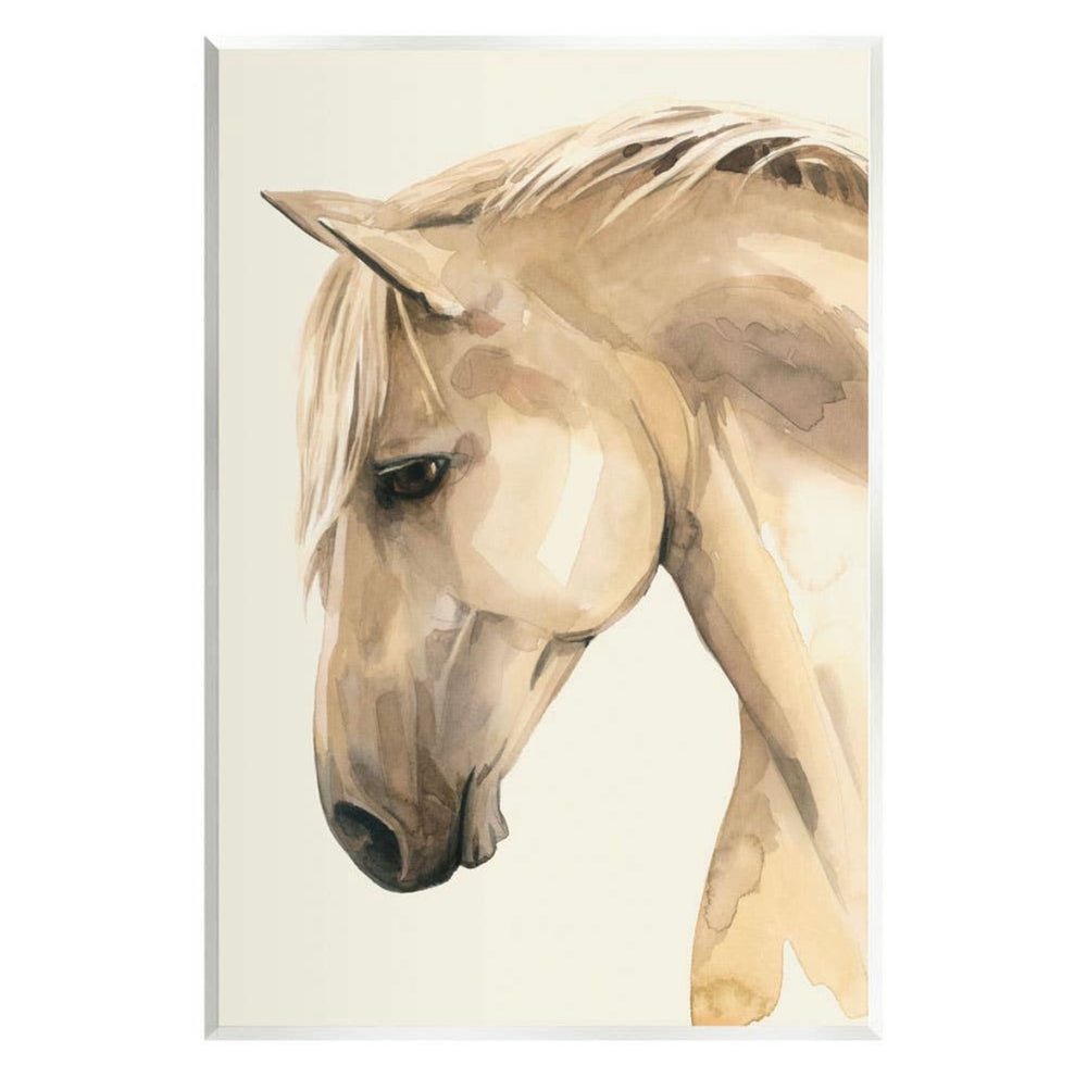 “Misses” Blonde Horse Head Art