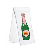 Champagne Tea Towel- Multiple Designs
