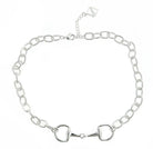 Snaffle Bit Gold or Silver Equestrian Necklace - Stylish In The Saddle