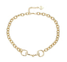 Snaffle Bit Gold or Silver Equestrian Necklace - Stylish In The Saddle